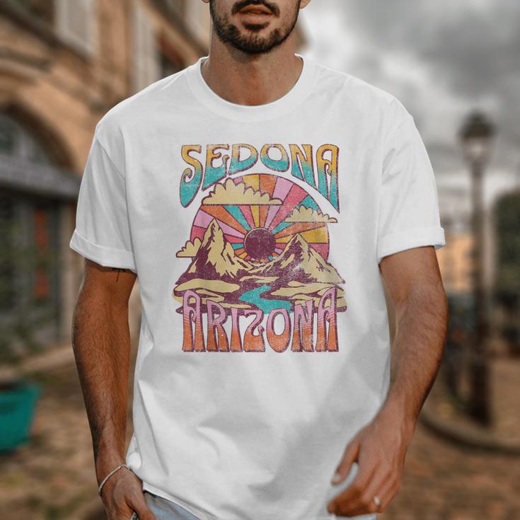 Sedona Arizona Nature Hiking Mountains Outdoors Vintage Unisex T-Shirt, funny design
