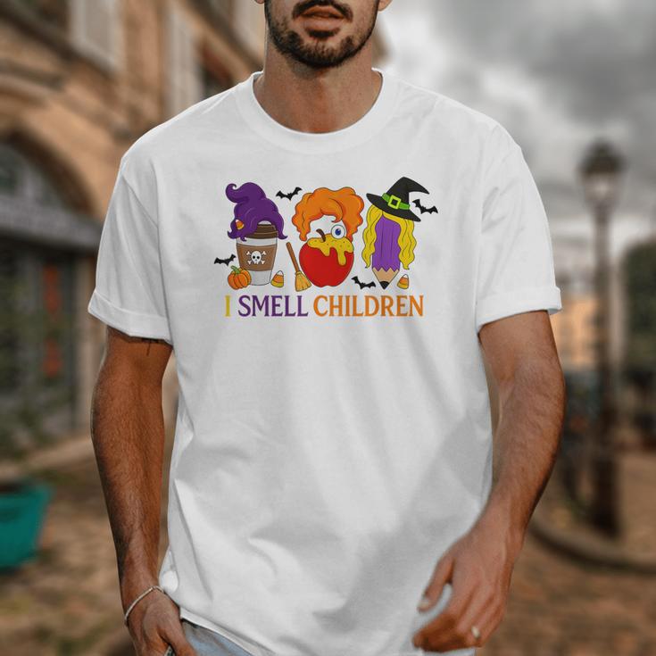 I Smell Children Witch Teacher Halloween Trick Or Teach Unisex T-Shirt, funny design I Smell Children Witch Teacher Halloween Trick Or Teach Unisex T-Shirt, funny design