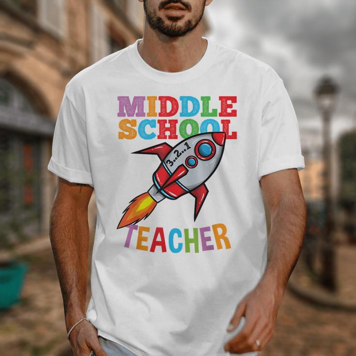 Space Middle School Teacher Back To School Men Women Kids Unisex T-Shirt, funny design Space Middle School Teacher Back To School Men Women Kids Unisex T-Shirt, funny design