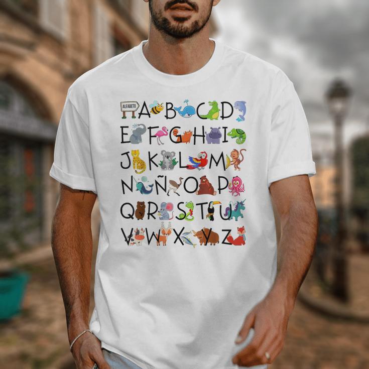 SPANISH ALPHABET MAESTRA SPANISH TEACHER Unisex T-Shirt, funny design