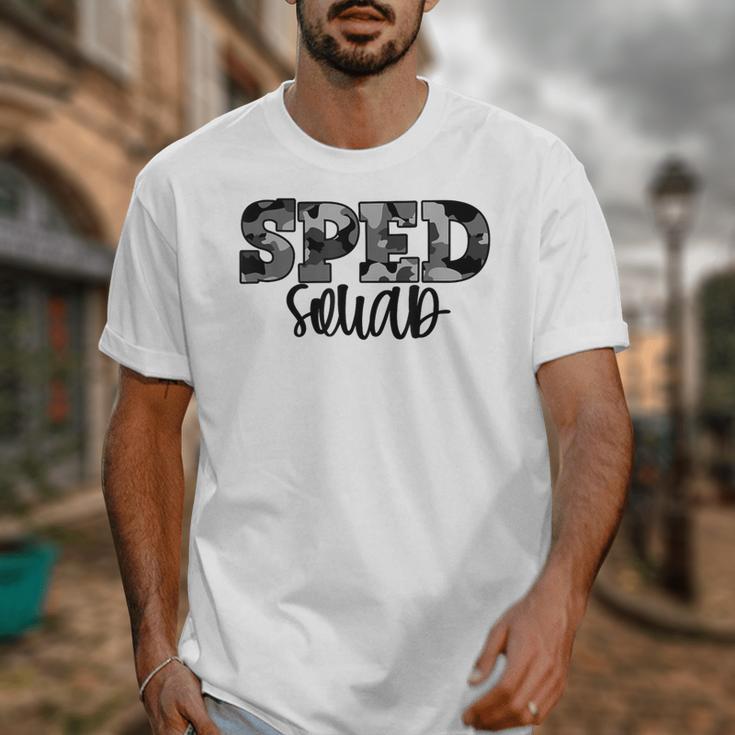 Special Education Squad Camo SPED Teacher Unisex T-Shirt, funny design Special Education Squad Camo SPED Teacher Unisex T-Shirt, funny design