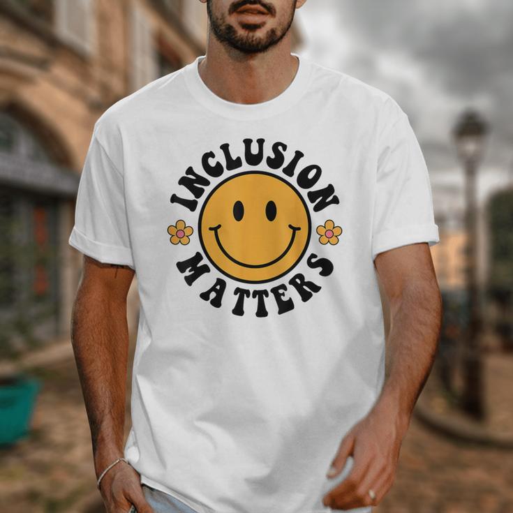 Special Education Teacher Autism Awareness Inclusion Matters Unisex T-Shirt, funny design Special Education Teacher Autism Awareness Inclusion Matters Unisex T-Shirt, funny design