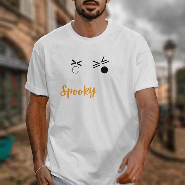 Spooky Inequalities Ghosts Halloween Math Teacher Unisex T-Shirt, funny design Spooky Inequalities Ghosts Halloween Math Teacher Unisex T-Shirt, funny design