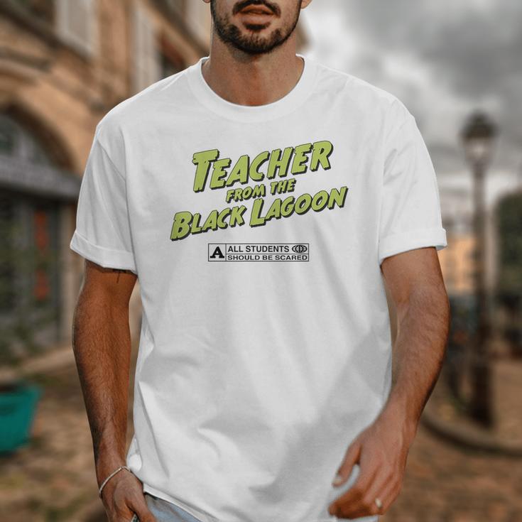 Teacher Halloween Tshirt Teacher From The Lagoon Men Women Unisex T-Shirt, funny design Teacher Halloween Tshirt Teacher From The Lagoon Men Women Unisex T-Shirt, funny design