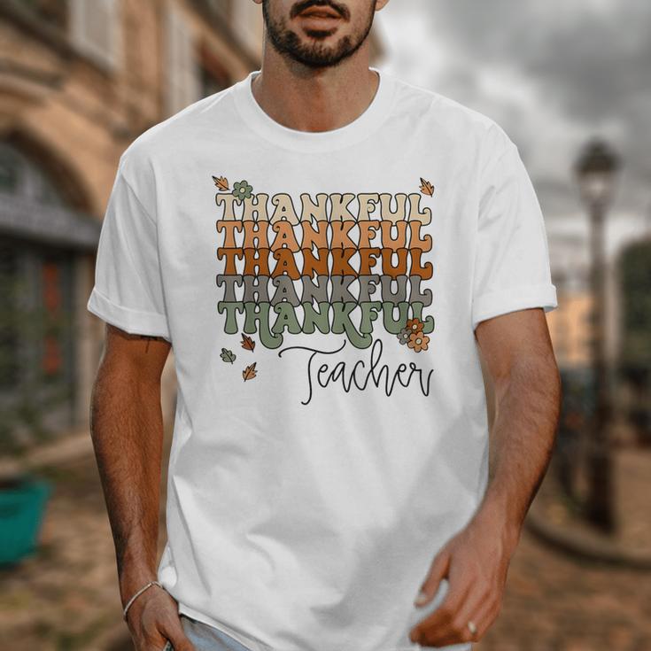 Thankful Teacher Thanksgiving Fall Pumpkin Turkey Unisex T-Shirt, funny design Thankful Teacher Thanksgiving Fall Pumpkin Turkey Unisex T-Shirt, funny design