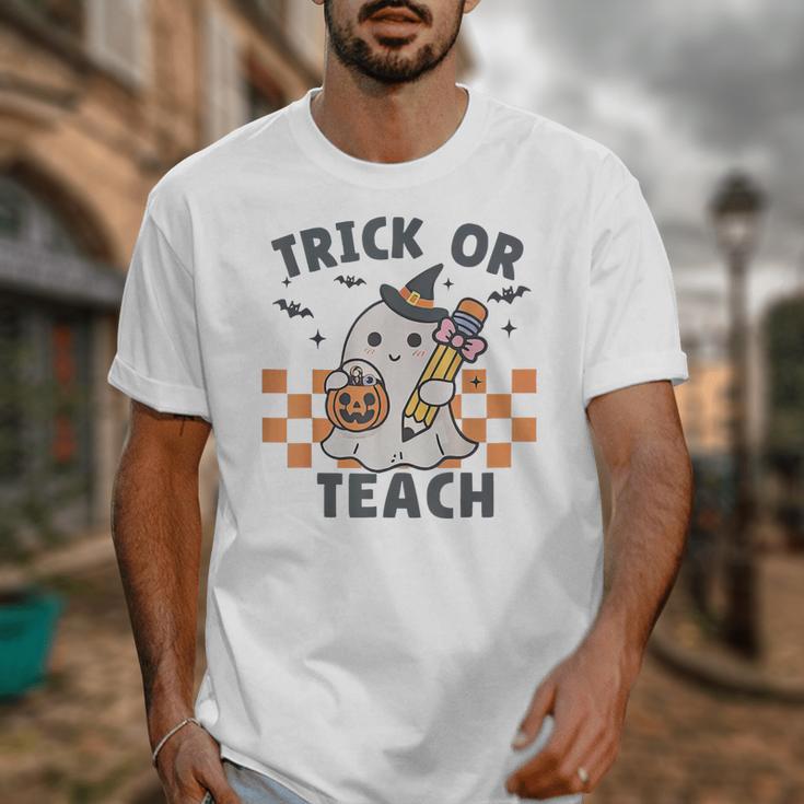 Trick Or Teach Teacher Unisex T-Shirt, funny design Trick Or Teach Teacher Unisex T-Shirt, funny design