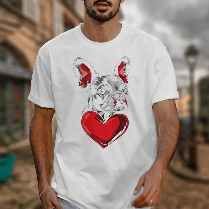 Valentine's Day Boston Terrier Dog Vector Unisex T-Shirt, funny design