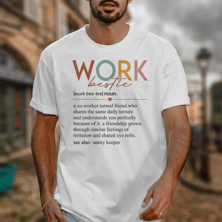 Vintage Work Bestie Definition Teachers Nurses Boss Women Unisex T-Shirt, funny design Vintage Work Bestie Definition Teachers Nurses Boss Women Unisex T-Shirt, funny design