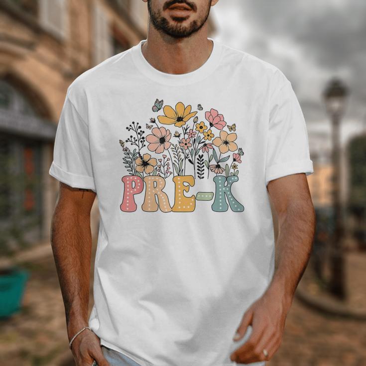 Wildflower Pre-K Preschool Team Floral Teacher Girls Unisex T-Shirt, funny design Wildflower Pre-K Preschool Team Floral Teacher Girls Unisex T-Shirt, funny design