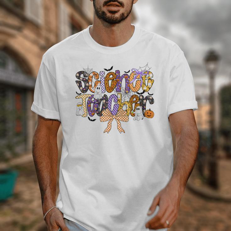 Women Spooky Science Teacher Halloween Science Stem Teacher Unisex T-Shirt, Science Teacher Gifts, funny design Women Spooky Science Teacher Halloween Science Stem Teacher Unisex T-Shirt, Science Teacher Gifts, funny design