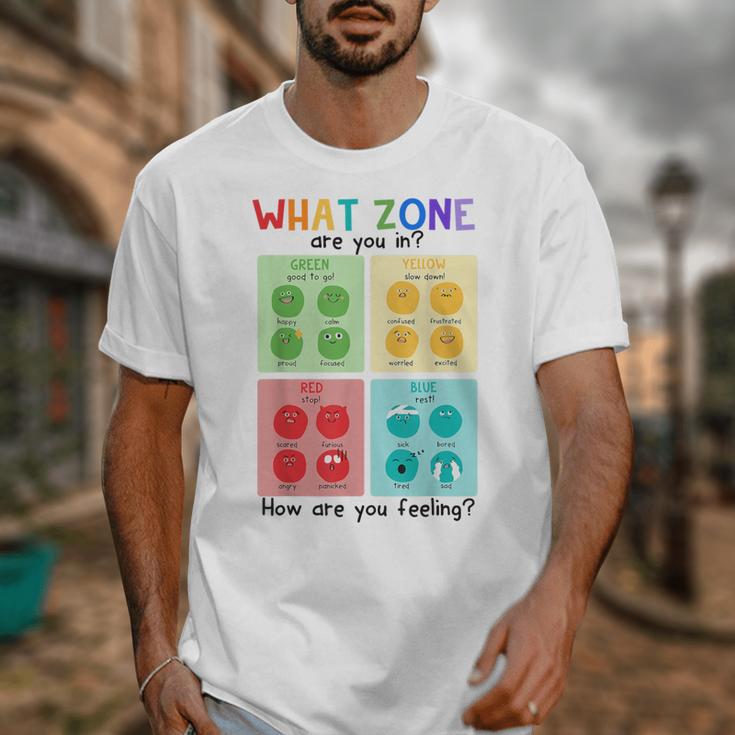 What Zone Are You In How Are You Feeling Teacher Unisex T-Shirt, funny design What Zone Are You In How Are You Feeling Teacher Unisex T-Shirt, funny design