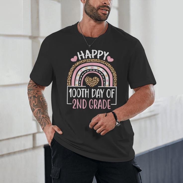 100th Day Of 2nd Grade 100 Days Of School Teacher Unisex T-Shirt, novelty gifts, funny gifts