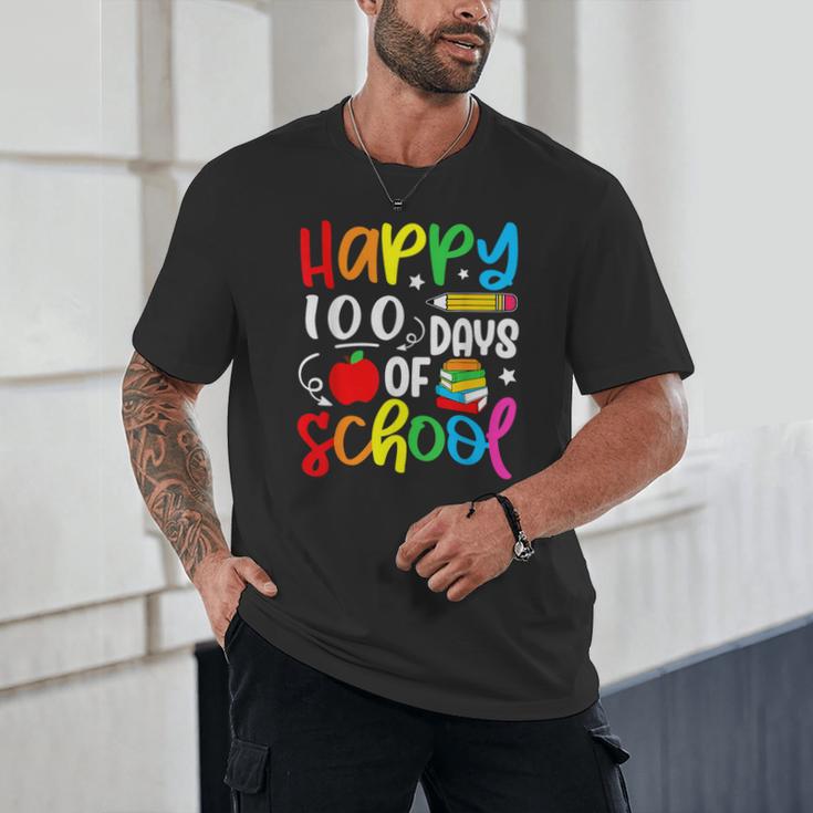 100th Day Of School Teachers Kids Girls Child Happy 100 Days Unisex T-Shirt, novelty gifts, funny gifts