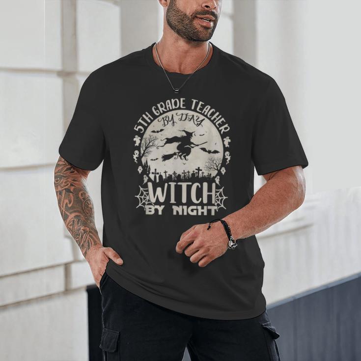 5th Grade Teacher By Day Witch By Night Halloween Unisex T-Shirt, novelty gifts, funny gifts 5th Grade Teacher By Day Witch By Night Halloween Unisex T-Shirt, novelty gifts, funny gifts