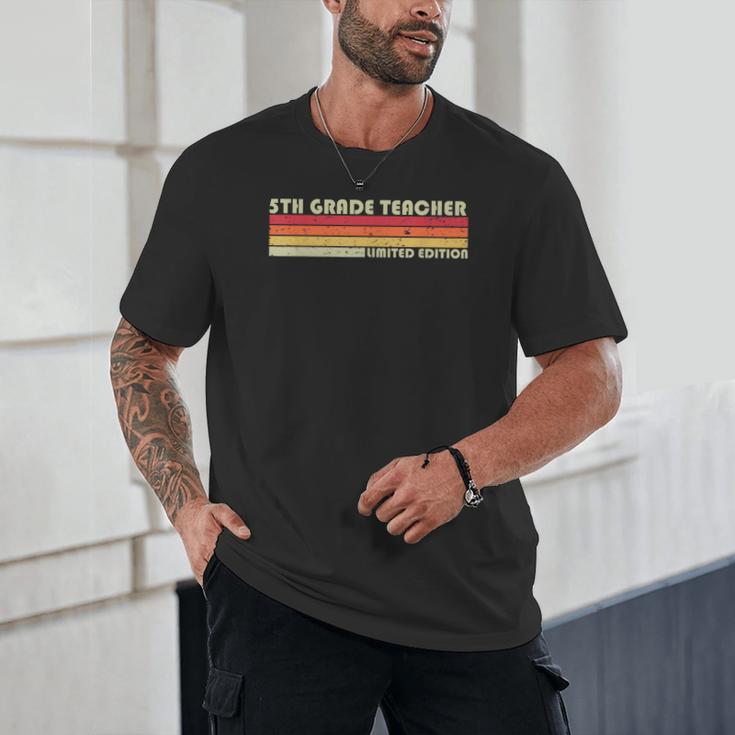 5TH GRADE TEACHER Job Title Profession Birthday Worker Unisex T-Shirt, novelty gifts, funny gifts 5TH GRADE TEACHER Job Title Profession Birthday Worker Unisex T-Shirt, novelty gifts, funny gifts