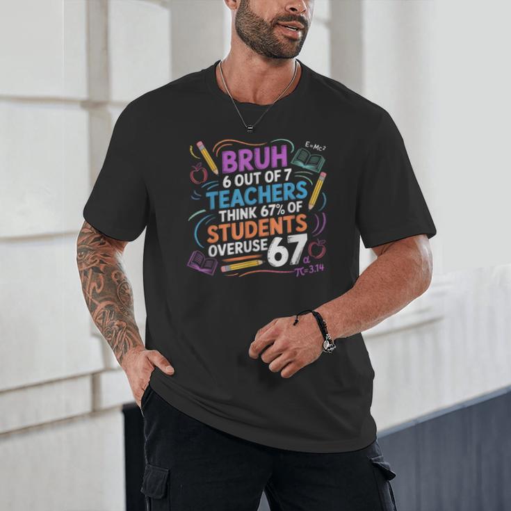 6 Out Of 7 Teachers Think 67 Of Students Overuse 67 Meme Unisex T-Shirt, novelty gifts, funny gifts 6 Out Of 7 Teachers Think 67 Of Students Overuse 67 Meme Unisex T-Shirt, novelty gifts, funny gifts