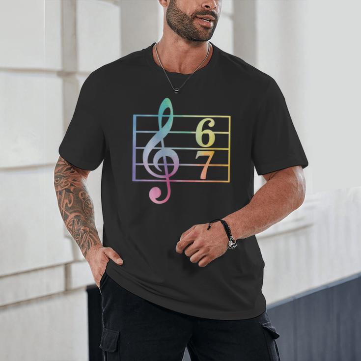 67 Music Meme Slang Six Seven Music Teacher Musician Unisex T-Shirt, novelty gifts, funny gifts 67 Music Meme Slang Six Seven Music Teacher Musician Unisex T-Shirt, novelty gifts, funny gifts