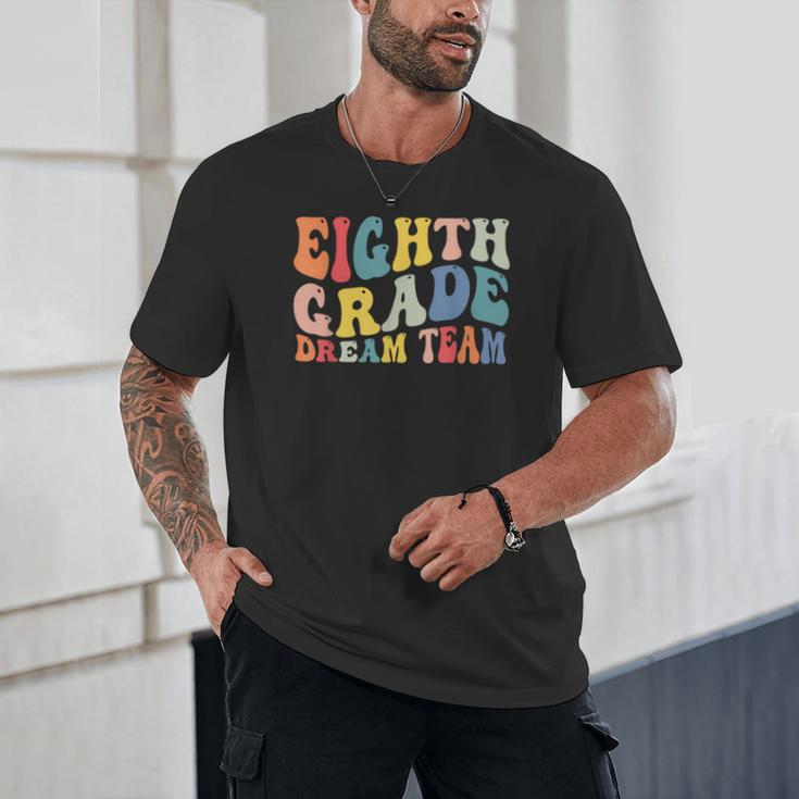 8th Grade Dream Team Teachers Boys Kids Retro Back To School Unisex T-Shirt, novelty gifts, funny gifts 8th Grade Dream Team Teachers Boys Kids Retro Back To School Unisex T-Shirt, novelty gifts, funny gifts