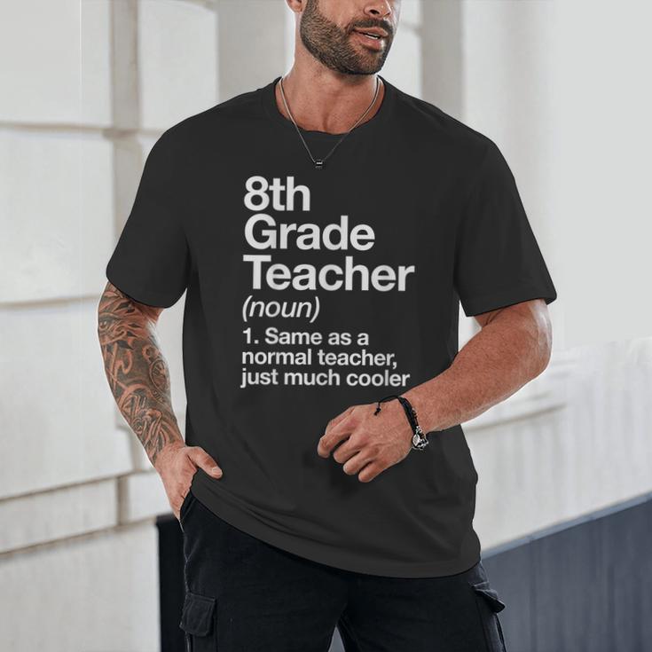 8th Grade Teacher Definition Back To School First Day Unisex T-Shirt, novelty gifts, funny gifts 8th Grade Teacher Definition Back To School First Day Unisex T-Shirt, novelty gifts, funny gifts