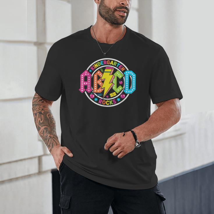 ABCD Kindergarten Rocks Back To School Teachers Students Unisex T-Shirt, novelty gifts, funny gifts ABCD Kindergarten Rocks Back To School Teachers Students Unisex T-Shirt, novelty gifts, funny gifts