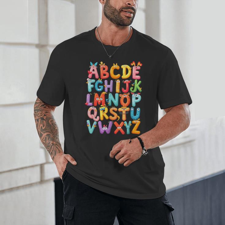 Alphabet A-Z ABC Kids Back To School Pre K Teachers Unisex T-Shirt, novelty gifts, funny gifts Alphabet A-Z ABC Kids Back To School Pre K Teachers Unisex T-Shirt, novelty gifts, funny gifts