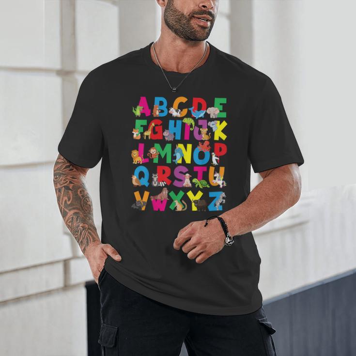 Alphabet Animals ABCs Zoo Kids Boys Girls Teacher Unisex T-Shirt, novelty gifts, funny gifts Alphabet Animals ABCs Zoo Kids Boys Girls Teacher Unisex T-Shirt, novelty gifts, funny gifts
