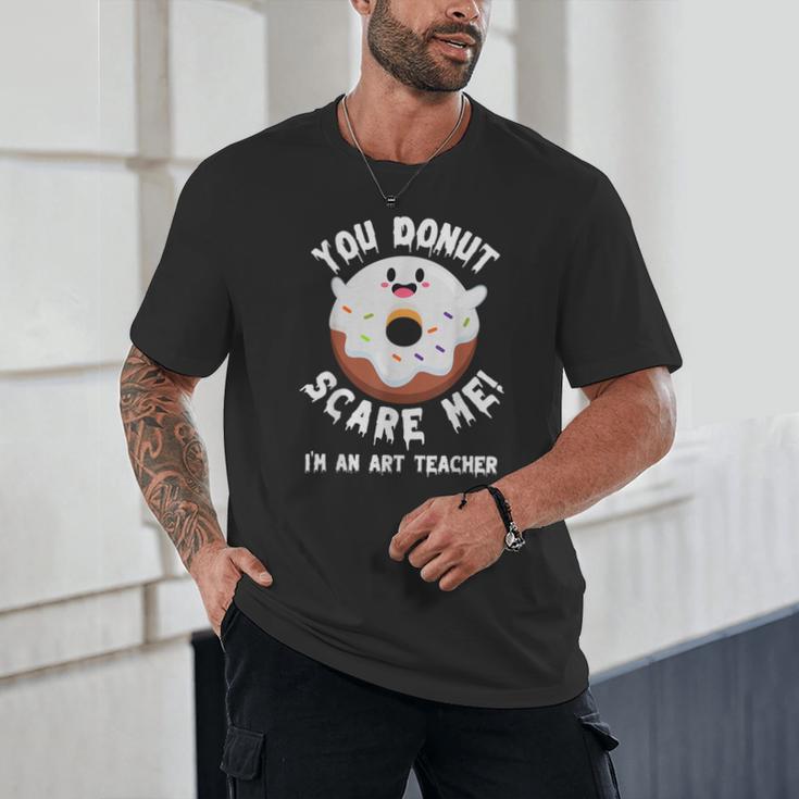 Art Teacher Halloween Donut Lover Costume Kawaii Monster Unisex T-Shirt, novelty gifts, funny gifts