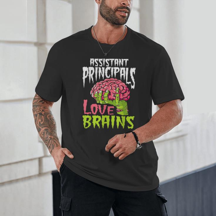 Assistant Principals Love Brains Zombie Teacher Halloween Unisex T-Shirt, novelty gifts, funny gifts Assistant Principals Love Brains Zombie Teacher Halloween Unisex T-Shirt, novelty gifts, funny gifts