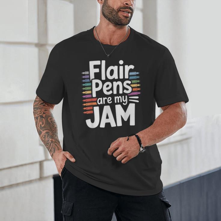 Back To School Teacher Flair Pens Are My Jam Unisex T-Shirt, novelty gifts, funny gifts Back To School Teacher Flair Pens Are My Jam Unisex T-Shirt, novelty gifts, funny gifts
