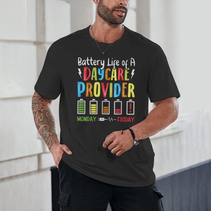 Battery Life Of Daycare Provider Childcare Teacher Unisex T-Shirt, novelty gifts, funny gifts Battery Life Of Daycare Provider Childcare Teacher Unisex T-Shirt, novelty gifts, funny gifts