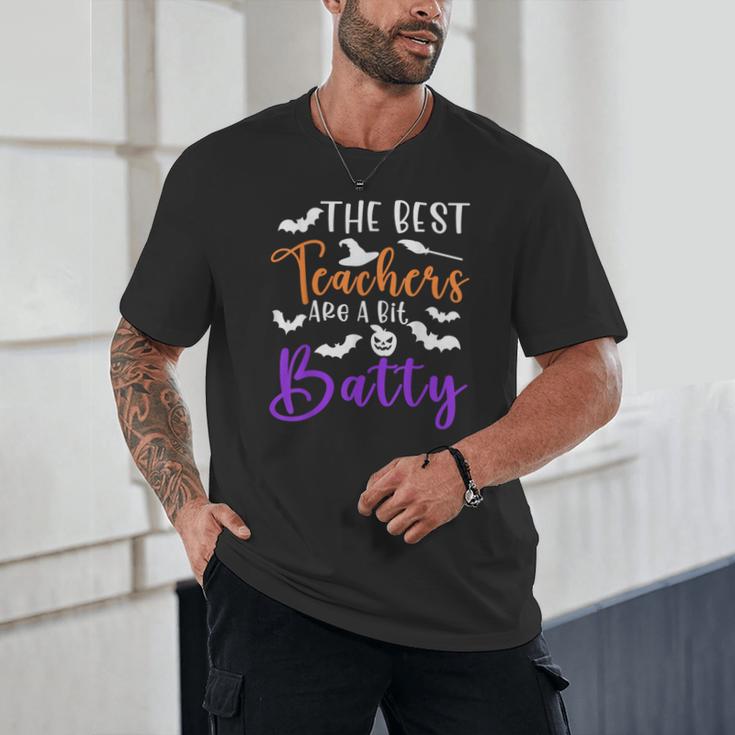 The Best Teachers Are A Bit Batty Teacher Bat Halloween Unisex T-Shirt, novelty gifts, funny gifts The Best Teachers Are A Bit Batty Teacher Bat Halloween Unisex T-Shirt, novelty gifts, funny gifts