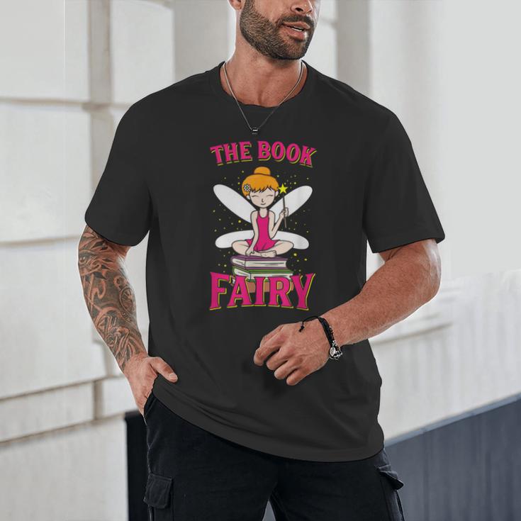The Book Fairy Reading Teacher Librarian T-Shirt Unisex T-Shirt, novelty gifts, funny gifts