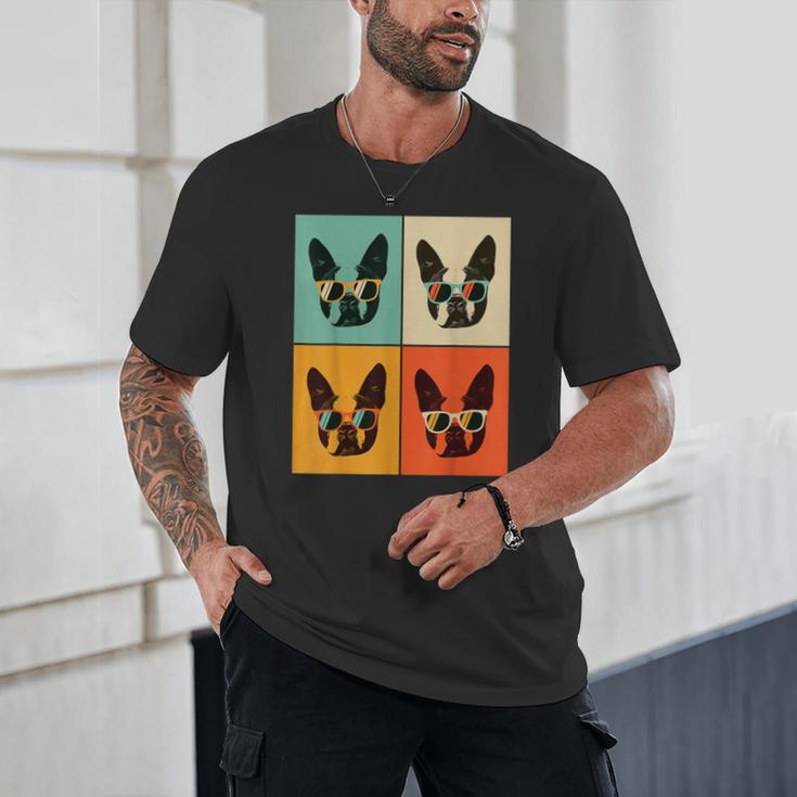 Bostie Dog Lover Boston Terrier With Sunglasses For Men Women Girls Kids Unisex T-Shirt, novelty gifts, funny gifts