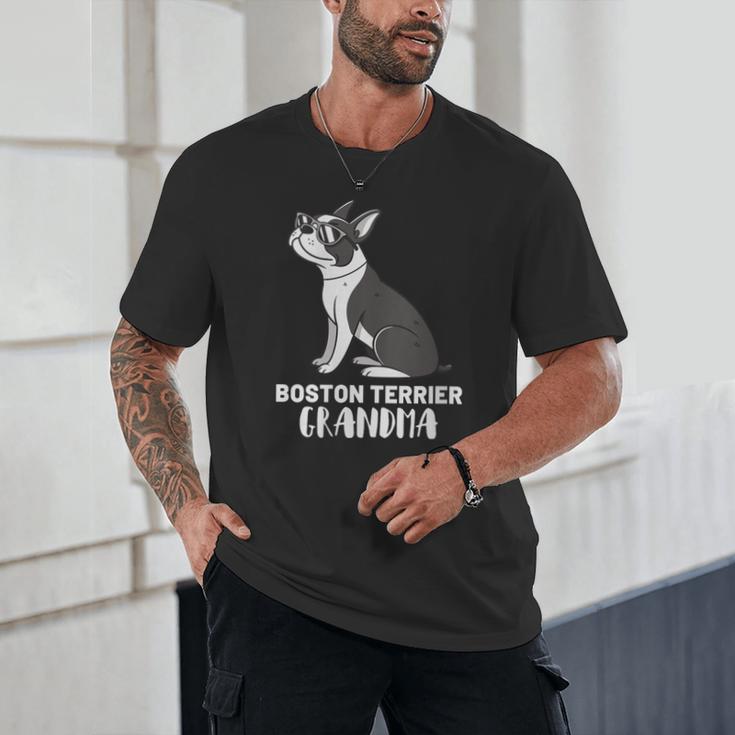 Boston Terrier Dog Owner Grandma Unisex T-Shirt, novelty gifts, funny gifts