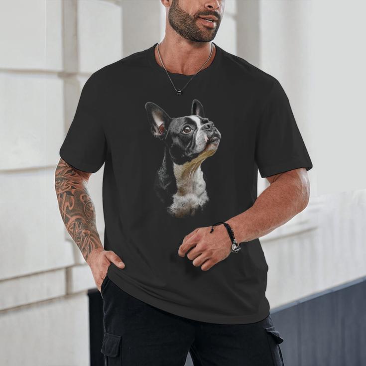 Boston Terrier Dog Graphic Pet Art Boston Terrier For Men Women Kids Unisex T-Shirt, novelty gifts, funny gifts