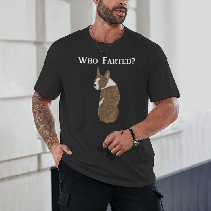 Boston Terrier Who Farted Unisex T-Shirt, novelty gifts, funny gifts