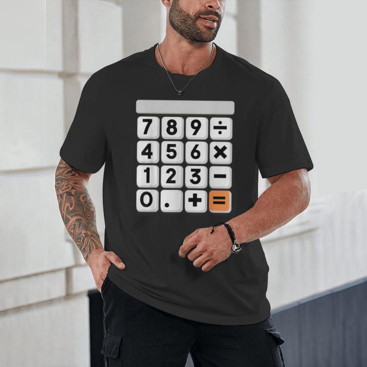 Calculator Easy Halloween Costume For Math Teacher Unisex T-Shirt, novelty gifts, funny gifts