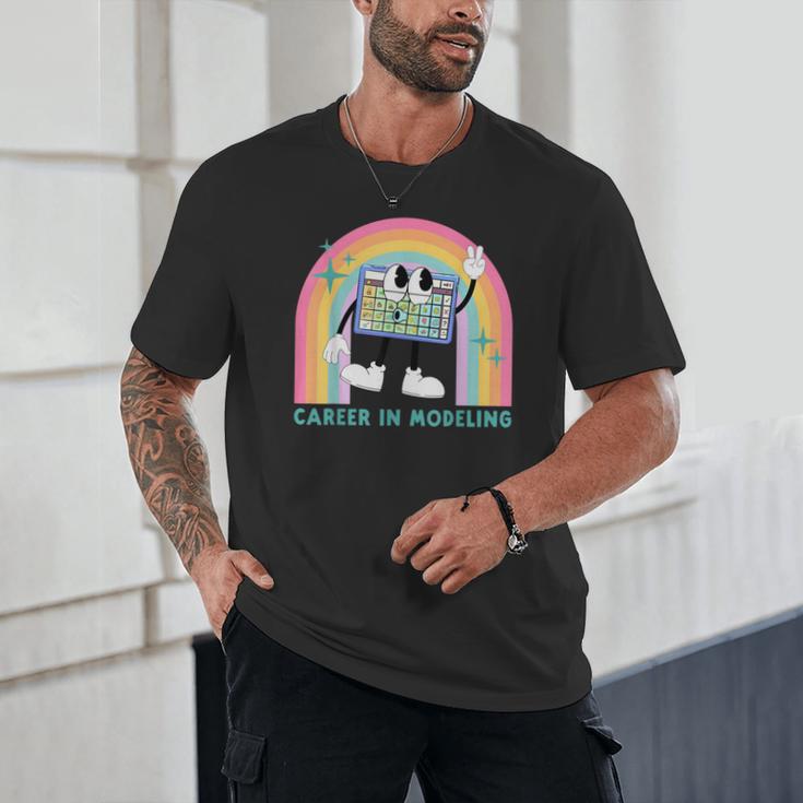 Career In Modeling AAC Teacher SLP SPED Communication Autism Unisex T-Shirt, novelty gifts, funny gifts