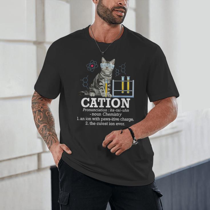 Cation Chemistry Humor Science Teacher Cat Pun Unisex T-Shirt, novelty gifts, funny gifts Cation Chemistry Humor Science Teacher Cat Pun Unisex T-Shirt, novelty gifts, funny gifts