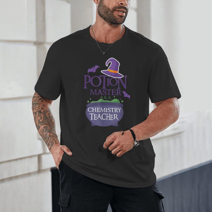 Chemistry Teacher Halloween Shirt School POTION MASTER Unisex T-Shirt, novelty gifts, funny gifts Chemistry Teacher Halloween Shirt School POTION MASTER Unisex T-Shirt, novelty gifts, funny gifts