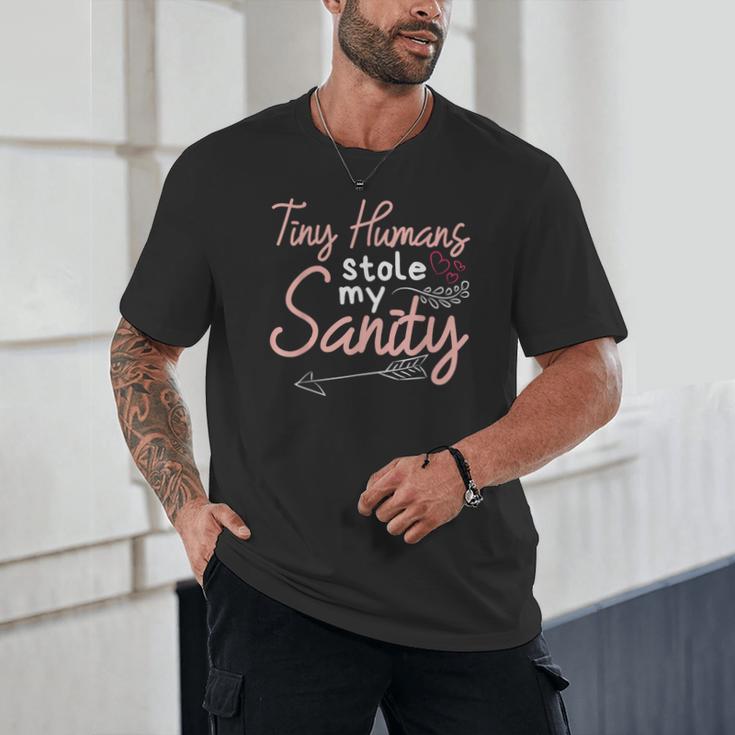 Childcare Provider Daycare Teacher Stole My Sanity Unisex T-Shirt, novelty gifts, funny gifts