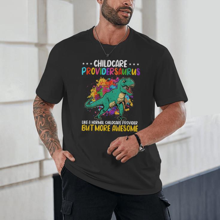 Childcare Providersaurus Daycare Teachers Unisex T-Shirt, novelty gifts, funny gifts