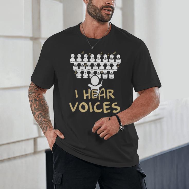 Choir Teacher Shirt I Hear Voices Chorister Tee Unisex T-Shirt, novelty gifts, funny gifts Choir Teacher Shirt I Hear Voices Chorister Tee Unisex T-Shirt, novelty gifts, funny gifts