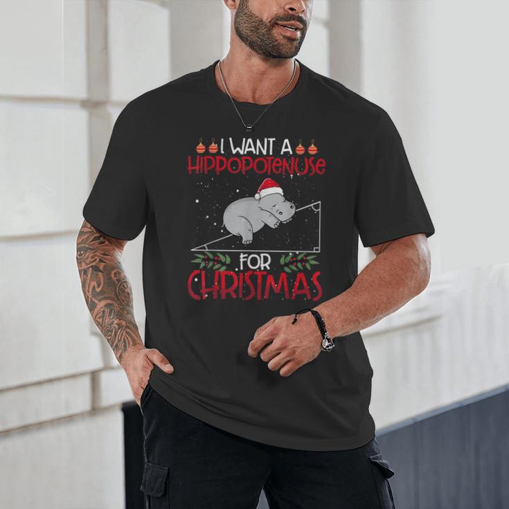 Christmas Math Teacher Hypotenuse Math Hippotenuse Men Women Unisex T-Shirt, novelty gifts, funny gifts