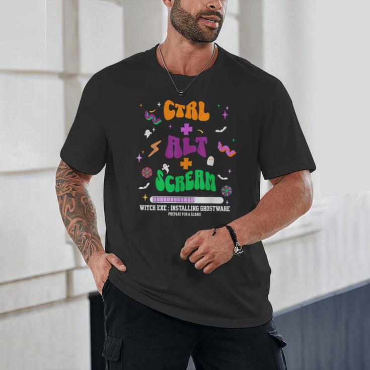 Computer Teacher Spooky Halloween Technology STEM Engineer Unisex T-Shirt, novelty gifts, funny gifts Computer Teacher Spooky Halloween Technology STEM Engineer Unisex T-Shirt, novelty gifts, funny gifts