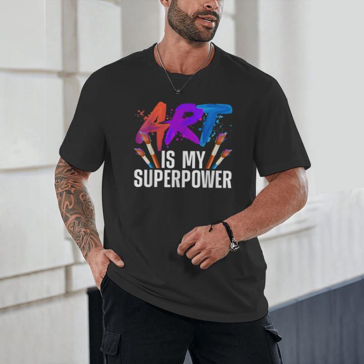 Cool Art For Men Women Art Teacher Artist Painter Superpower Unisex T-Shirt, novelty gifts, funny gifts Cool Art For Men Women Art Teacher Artist Painter Superpower Unisex T-Shirt, novelty gifts, funny gifts
