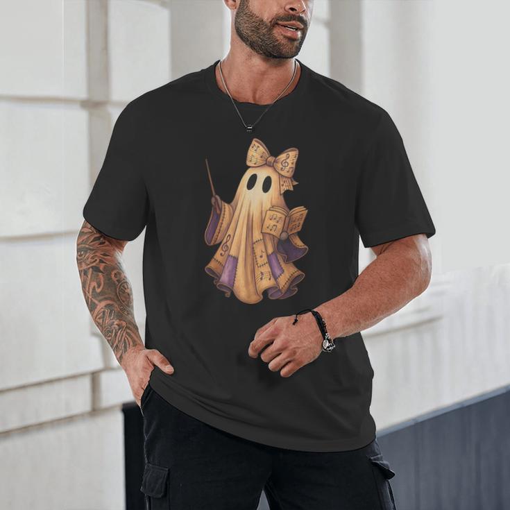 Coquette Music Note Patchwork Ghost Music Teacher Halloween Unisex T-Shirt, novelty gifts, funny gifts Coquette Music Note Patchwork Ghost Music Teacher Halloween Unisex T-Shirt, novelty gifts, funny gifts