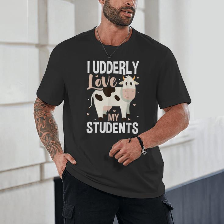 Cow Teacher Lover Unisex T-Shirt, novelty gifts, funny gifts