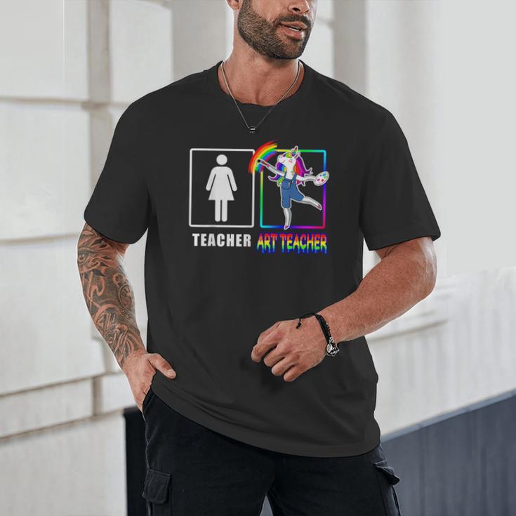 Cute Art Teacher Magical Dabbing Unicorn Artist Unisex T-Shirt, novelty gifts, funny gifts Cute Art Teacher Magical Dabbing Unicorn Artist Unisex T-Shirt, novelty gifts, funny gifts