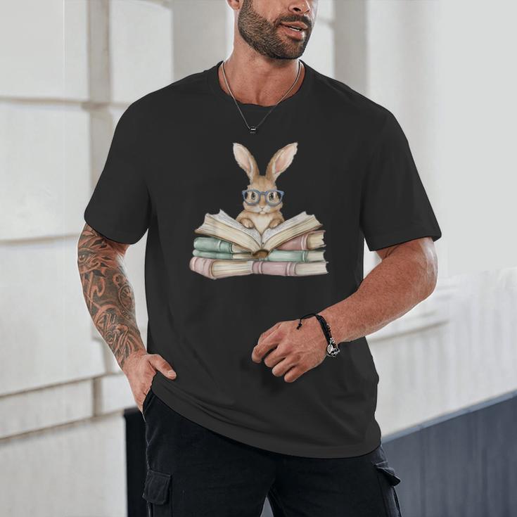 Cute Reading Bunny Glasses Books Bookworm Reader Teacher Unisex T-Shirt, novelty gifts, funny gifts Cute Reading Bunny Glasses Books Bookworm Reader Teacher Unisex T-Shirt, novelty gifts, funny gifts